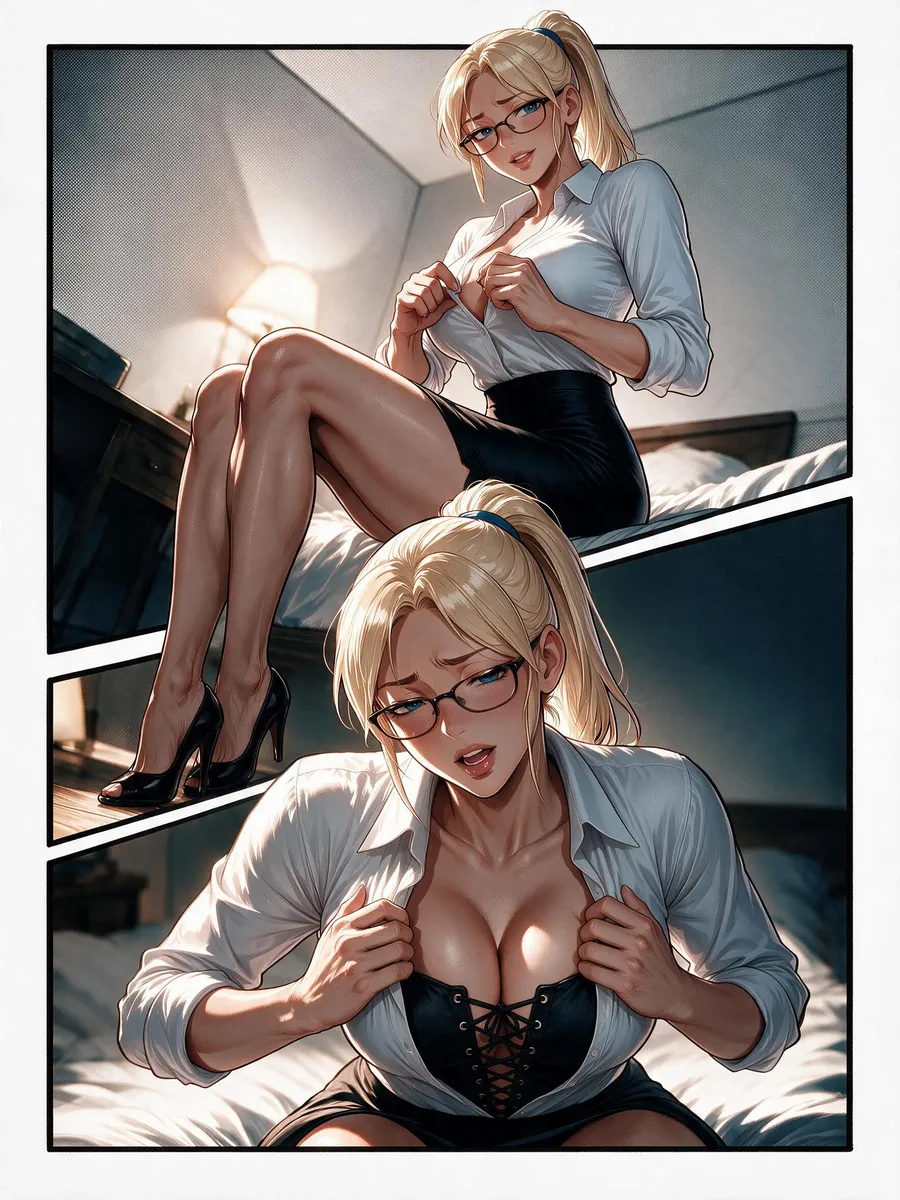 The Girl Next Door adult comic cover